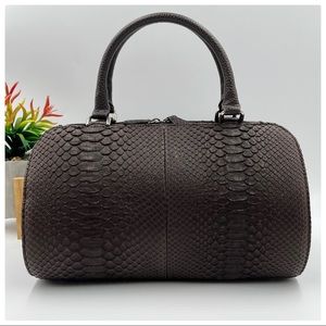 Genuine Python Papillon Bag